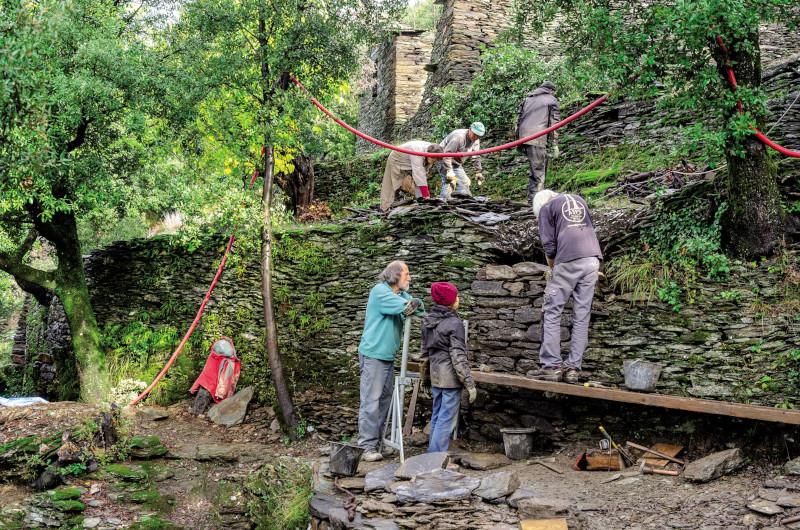 Chantier du hameau de Vernet